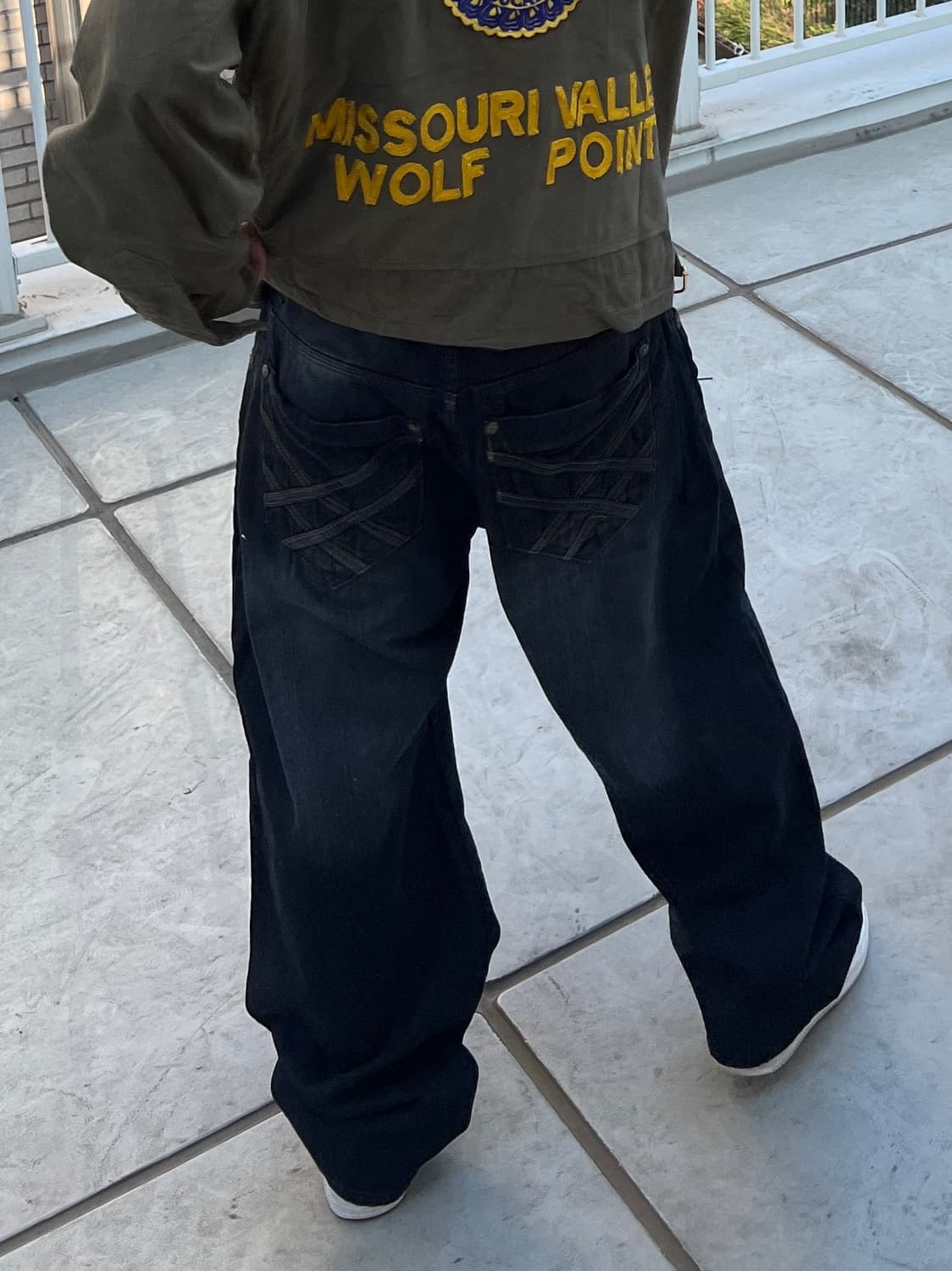 빈티지 워싱 힙합팬츠 상품이미지4