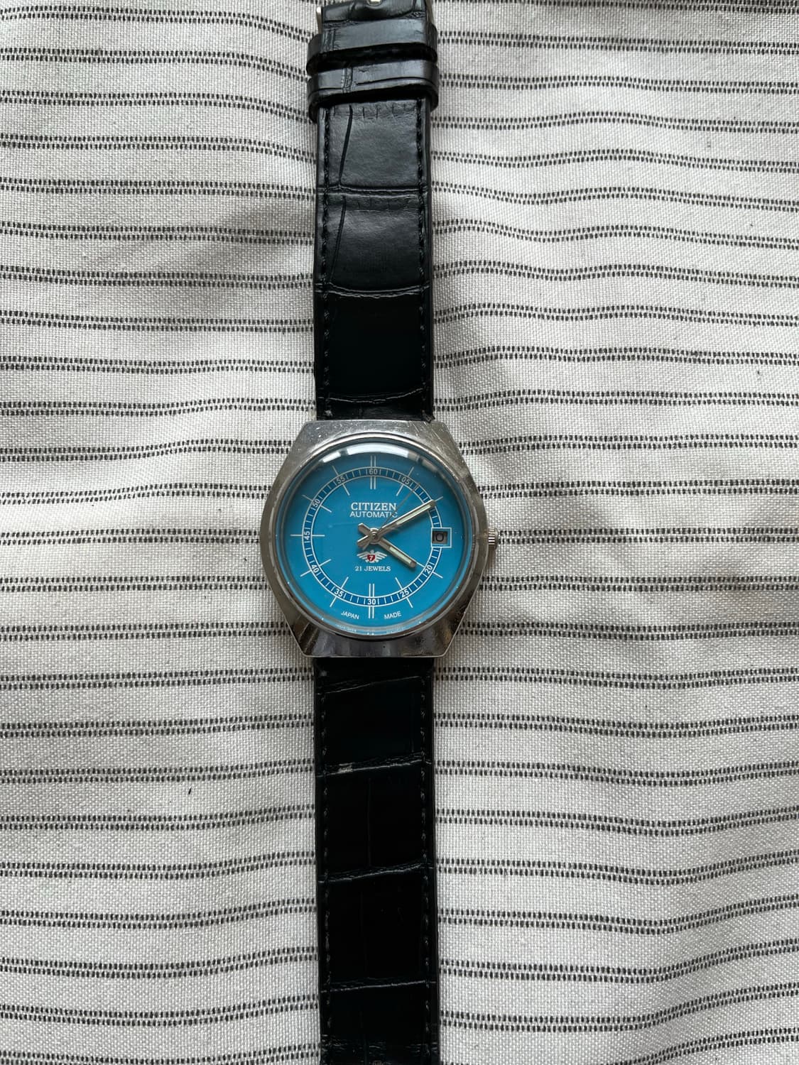 씨티즌 오토매틱 블루 다이얼 드레스 시계 상품이미지3