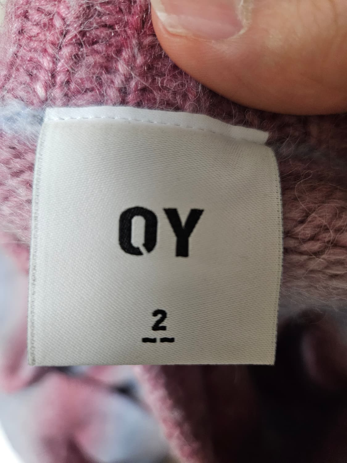 OY 헤어리 스트라이프 니트 상품이미지3