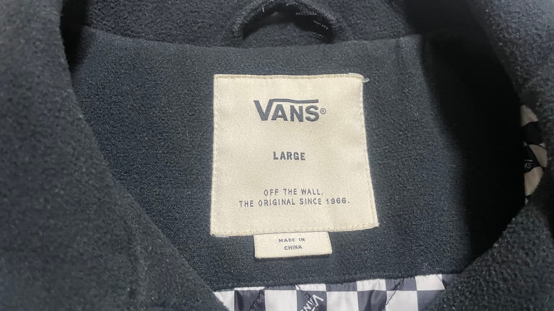빈티지 VANS 반스 자수로고 체커보드 코치자켓 상품이미지8