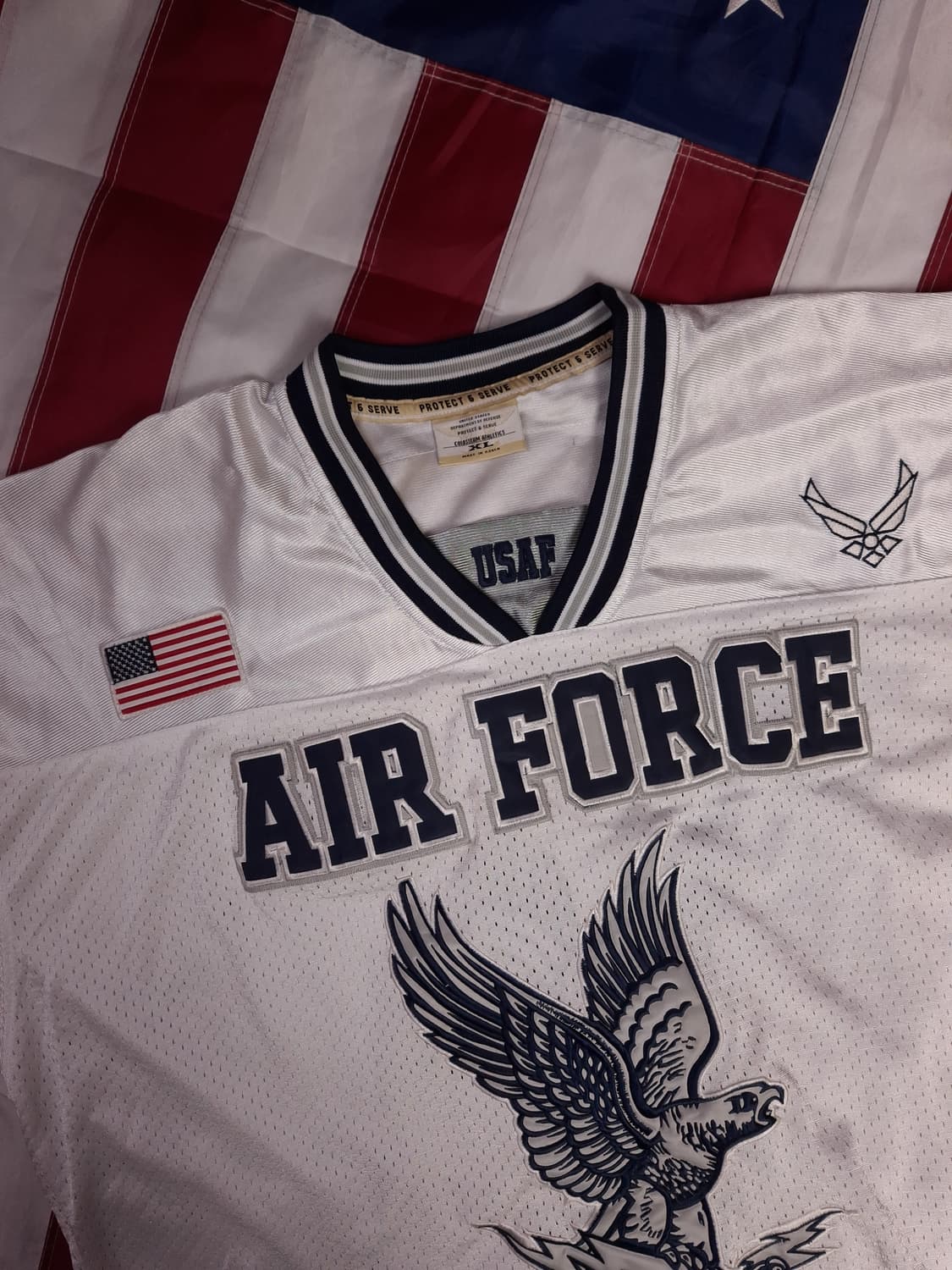 오리지날 콜로세움 미공군 USAF 풋볼 져지 상품이미지2