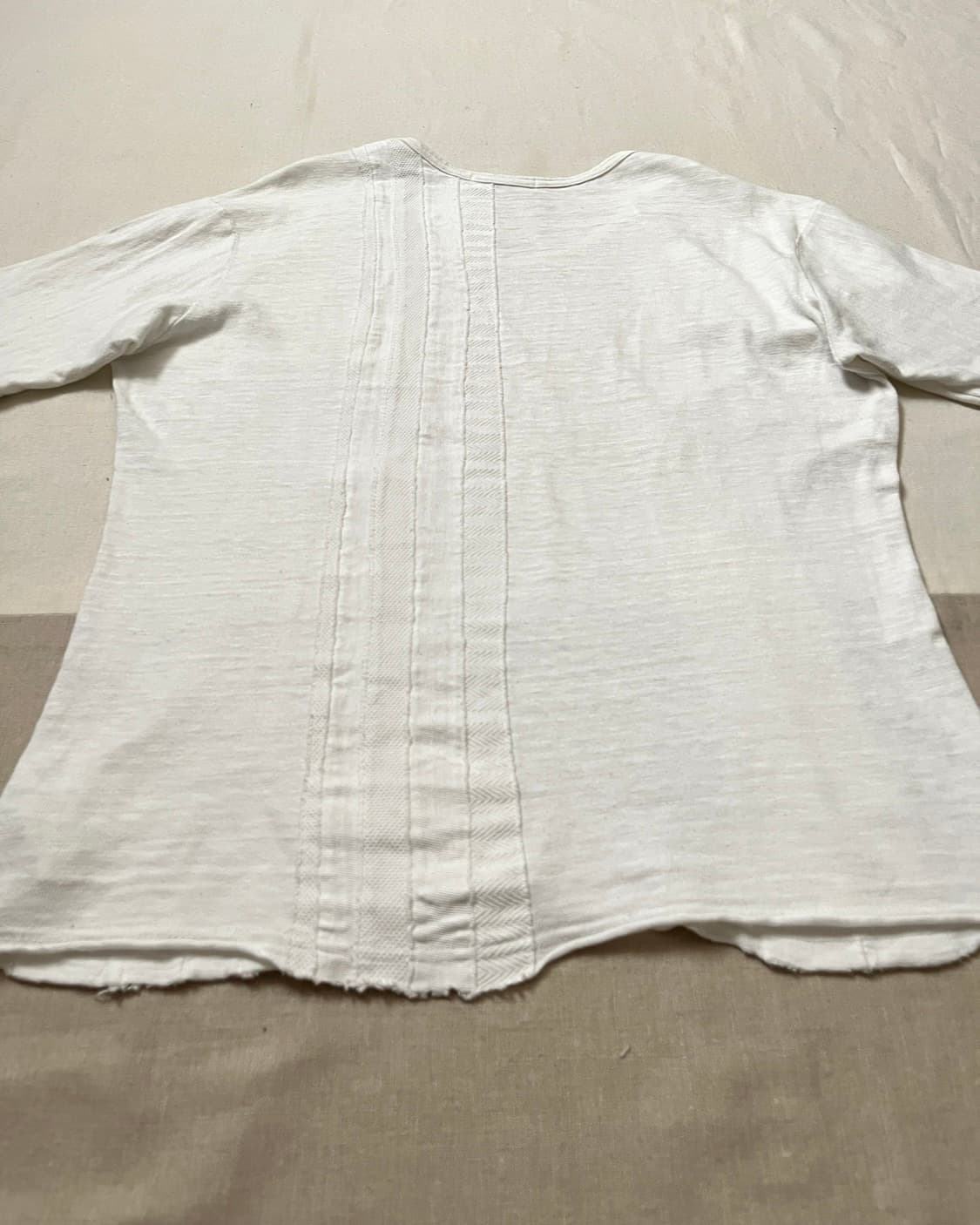 요지야마모토 텍스처 믹스 유넥 티셔츠 y’s yohji yamamoto 상품이미지4