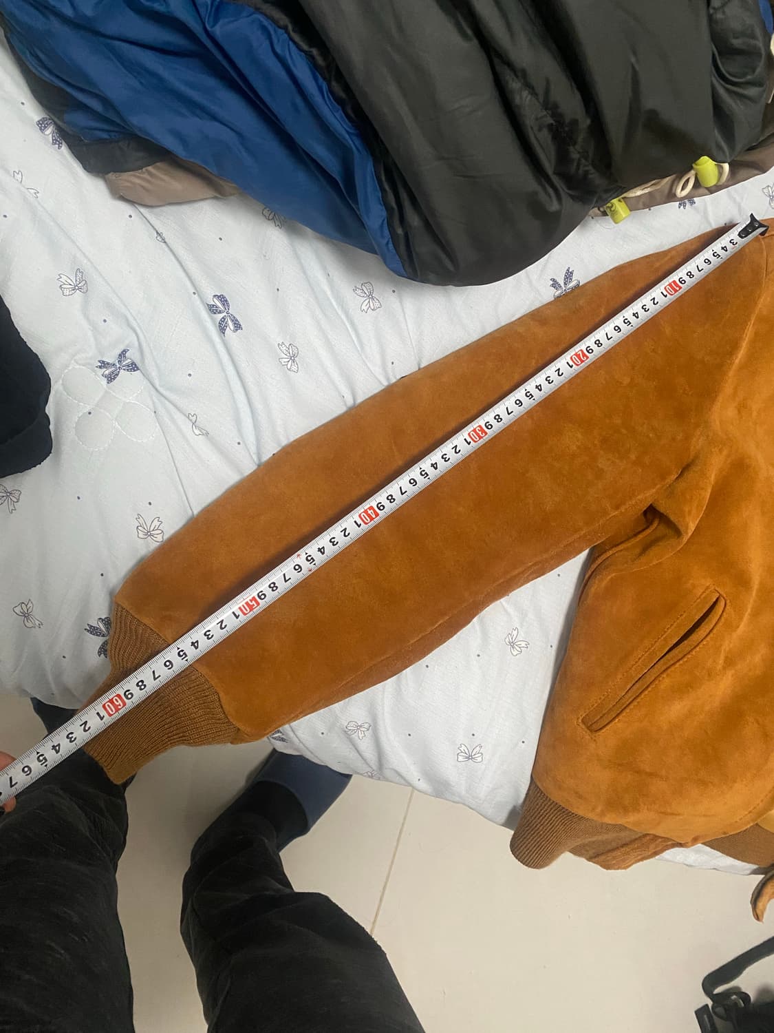 쇼트 schott 스웨이드(러프아웃) 봄버 자켓 38 상품이미지10