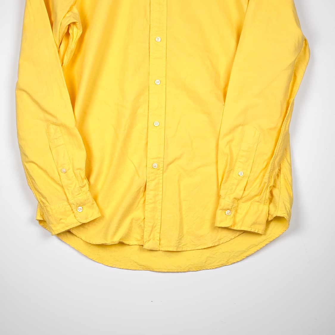 폴로 랄프로렌 클래식핏 코튼셔츠 옐로우 (M) 상품이미지2