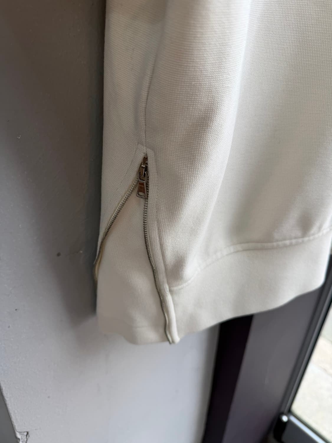 100~105/ 시스템옴므 23SS 오픈카라 니트 반팔 상품이미지6