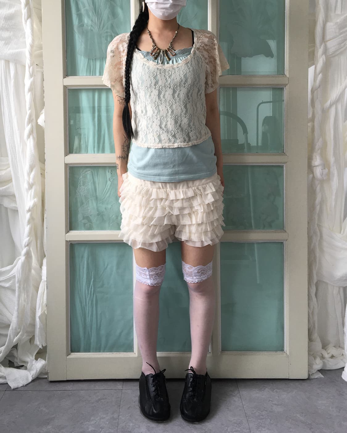 Lace t shirt 상품이미지7