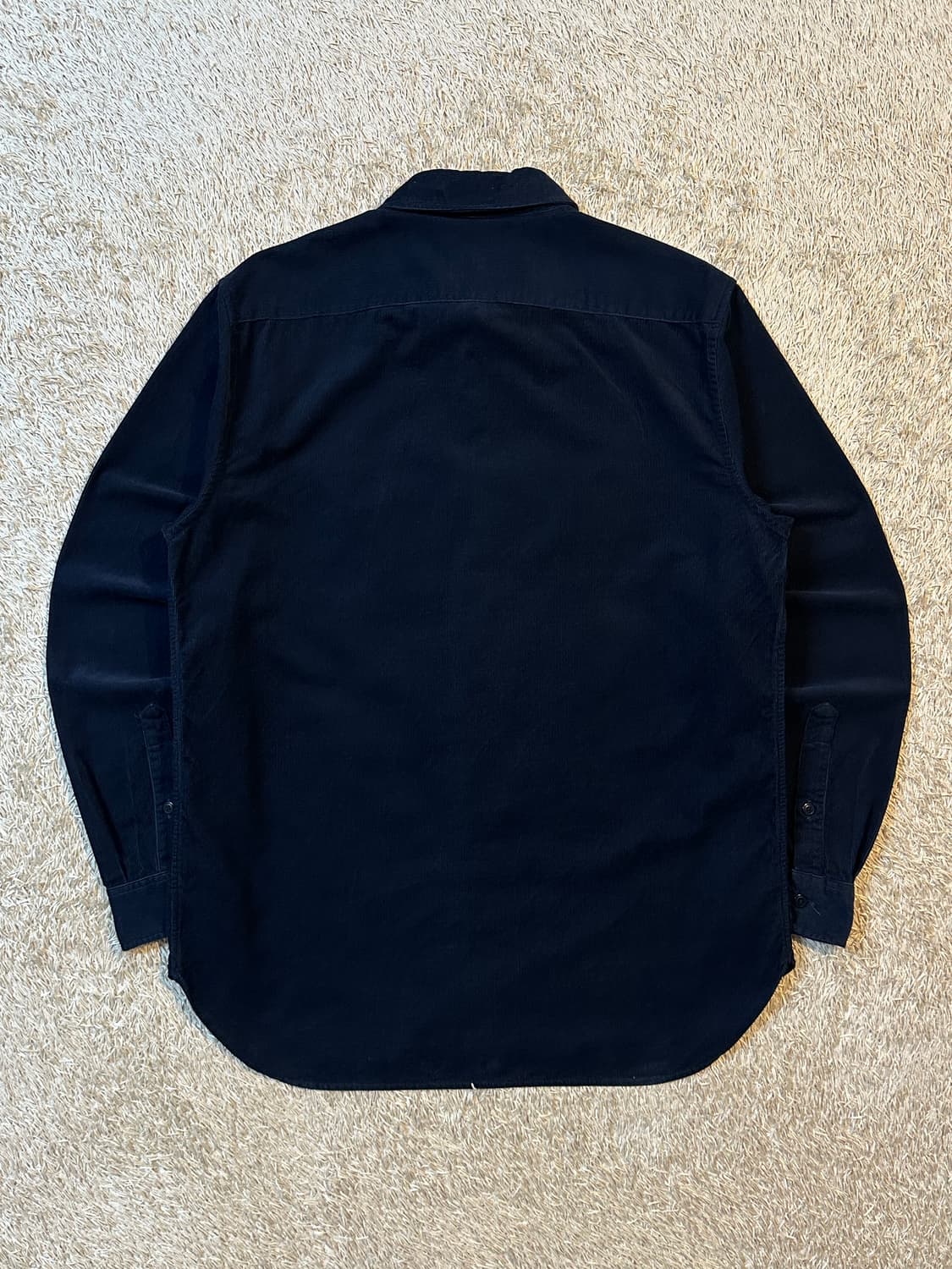 라코스테 LACOSTE 원포켓 스몰로고 코듀로이 셔츠 네이비 상품이미지3