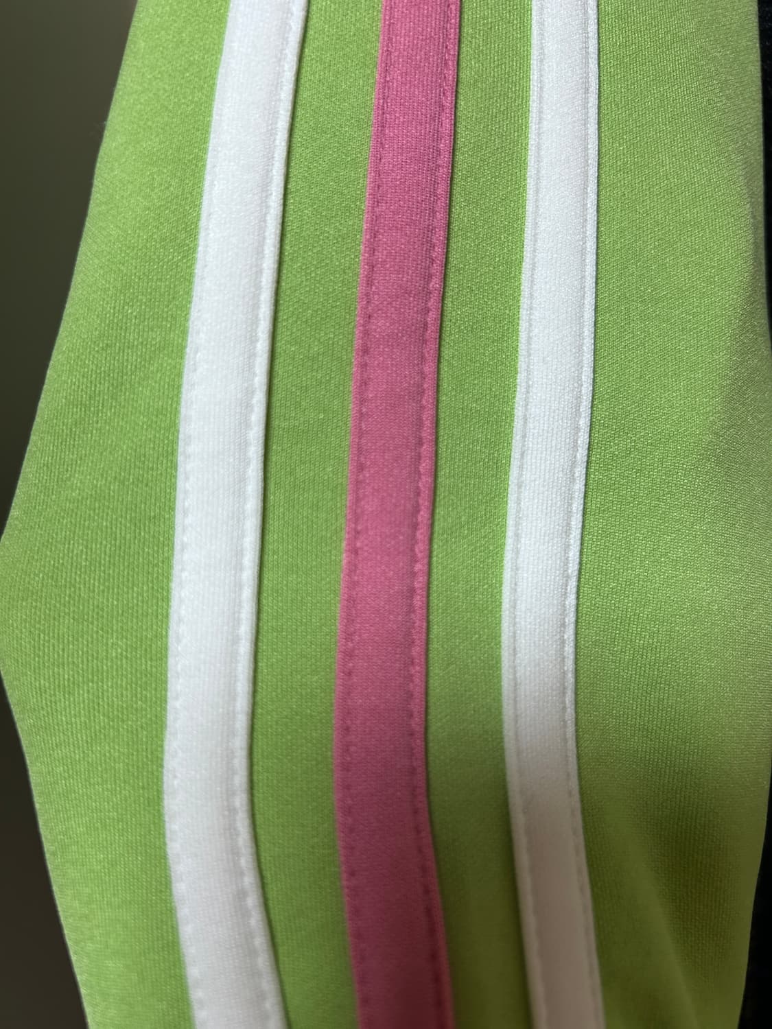 아디다스 져지 연두 큐빅 y2k 희귀 상품이미지10