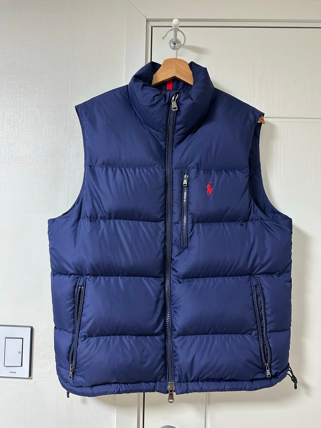폴로 랄프로렌 남성 포니 다운 패딩 조끼 m 상품이미지1