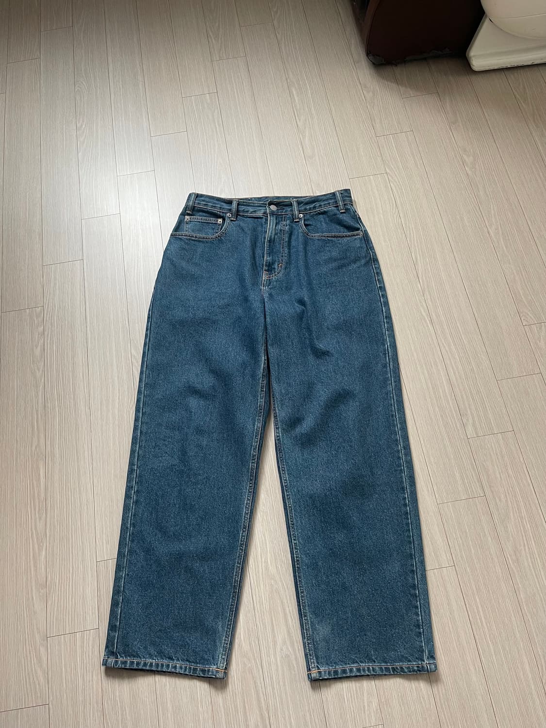디네댓 릴렉스드진 블루컬러 s 사이즈 판매합니다 상품이미지1