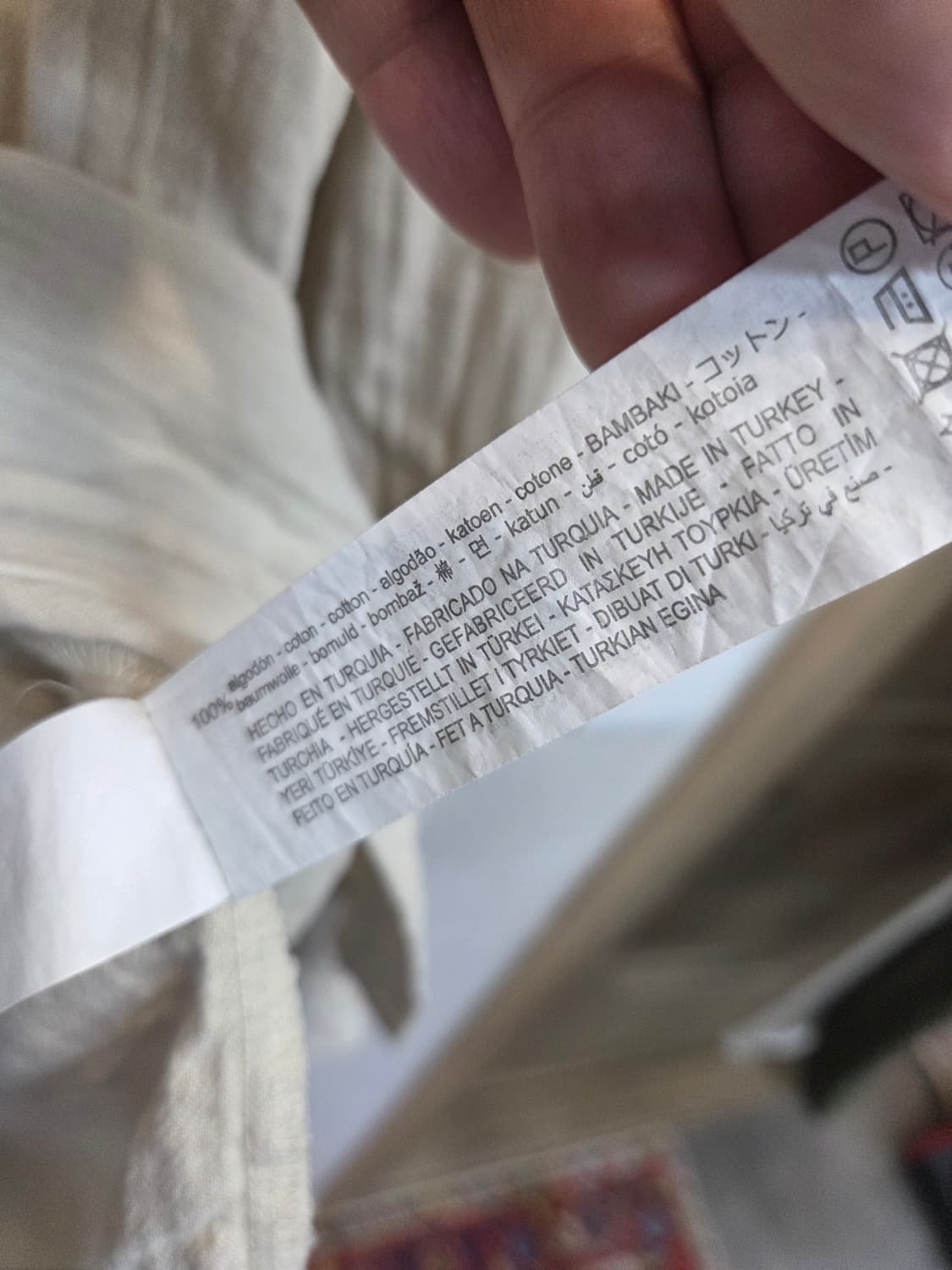 자라 린넨 면 베이지 셔츠긴팔 L 릴렉스드핏  상품이미지5