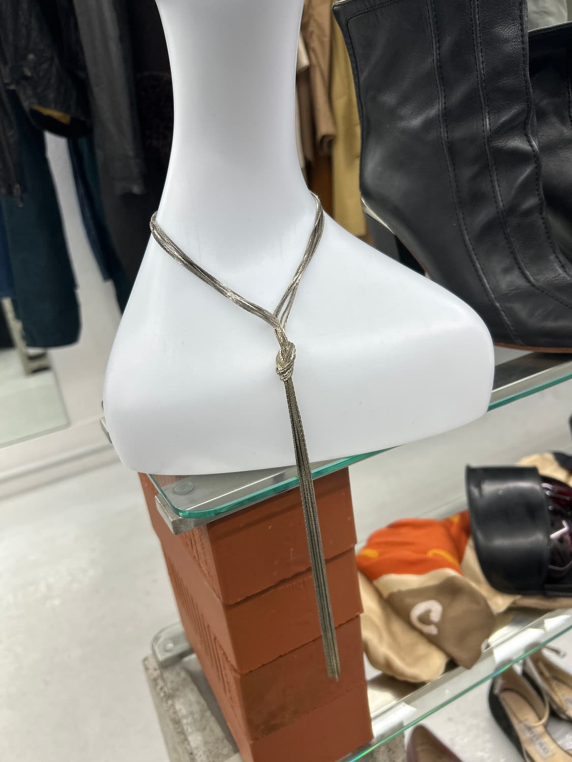 실버 태슬스트랩 목걸이 상품이미지1