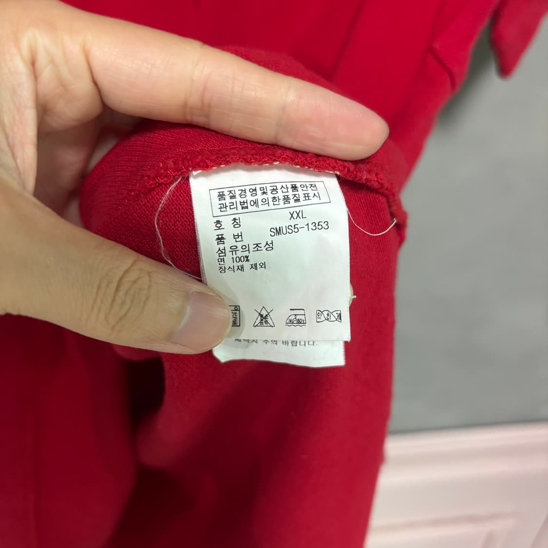폴로 랄프로렌 빅포니 카라티 반팔 레드 상품이미지3