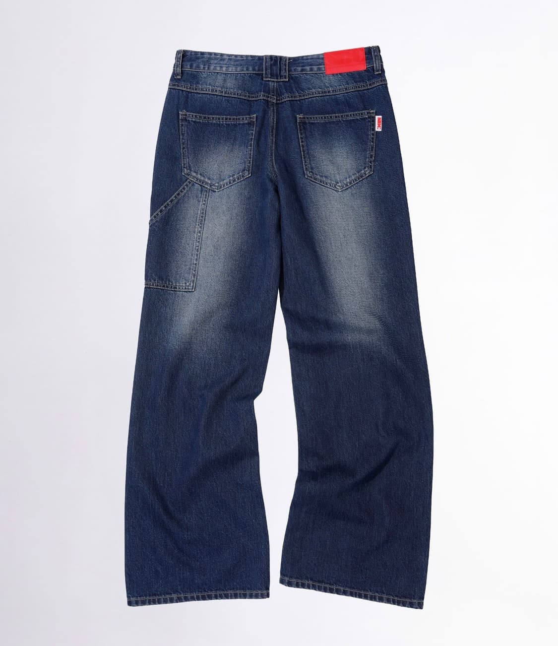 스컬프터 Rhinestone Lowrise Denim Mid Blue 상품이미지4