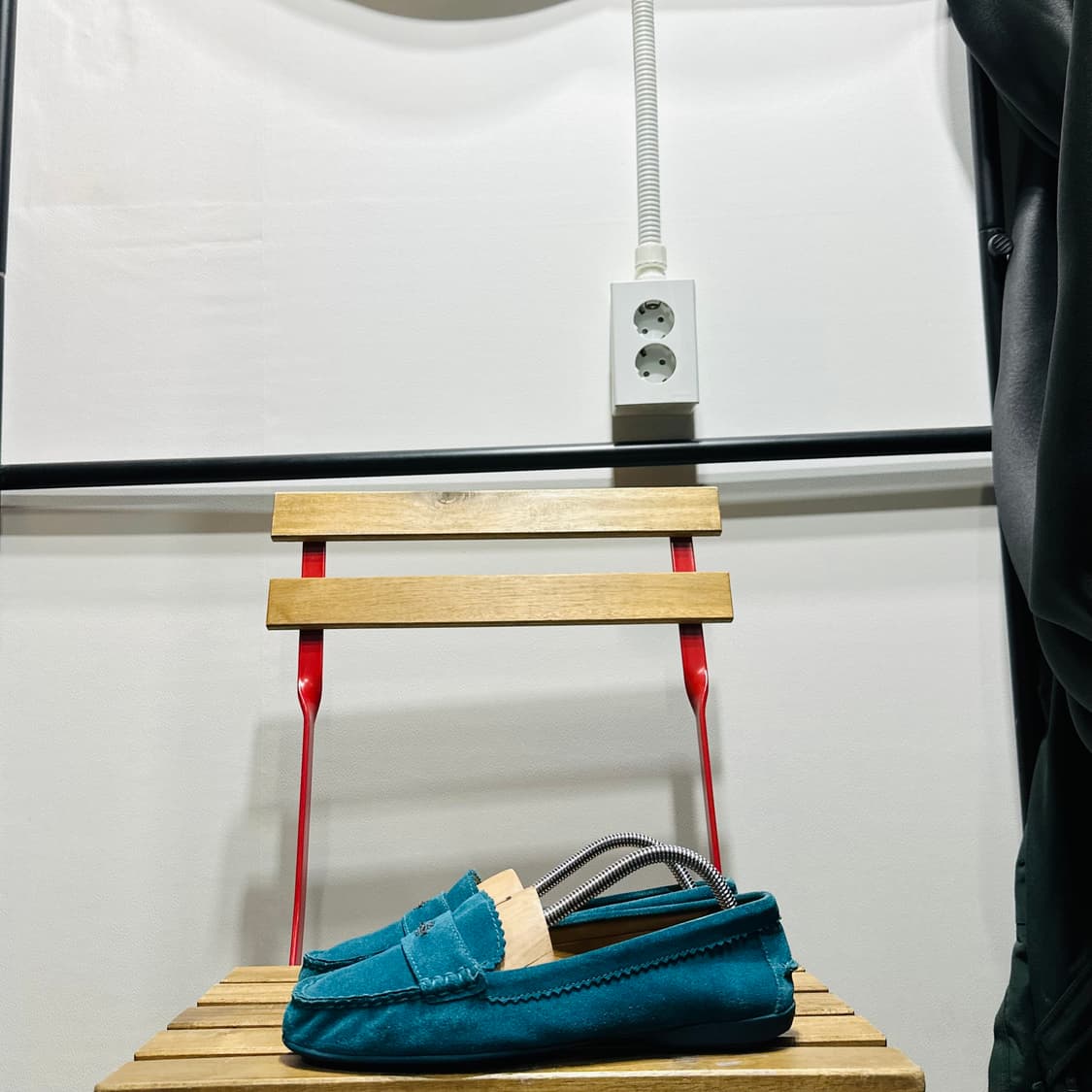 245) 코치 로퍼 여성 여자 페니로퍼 오데트 로퍼 스웨이드 블루 상품이미지4