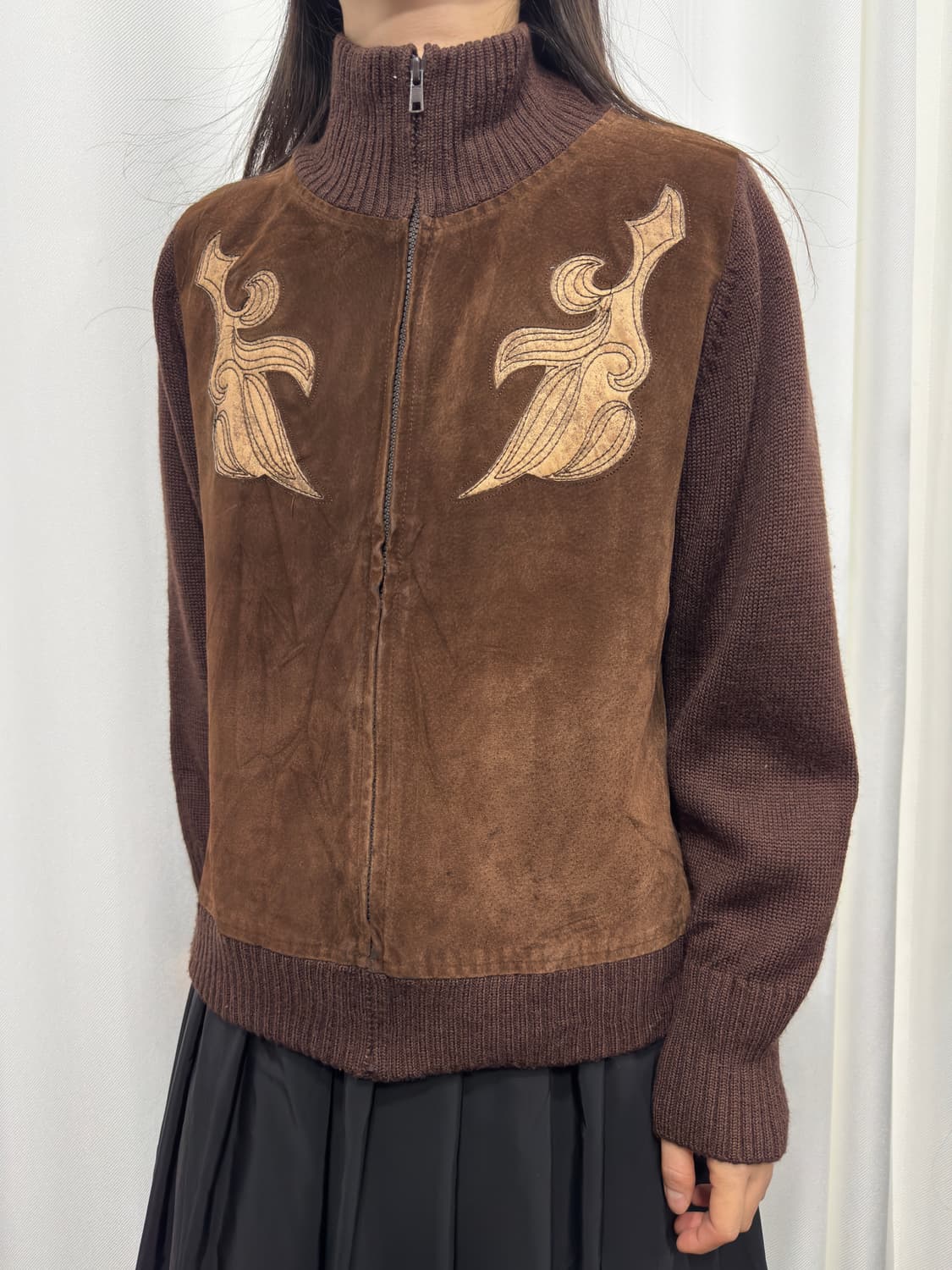 clioo western detail knit zipup 상품이미지2
