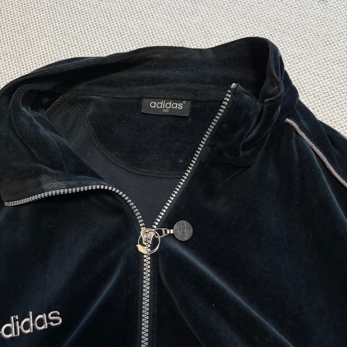 00s 아디다스 블랙 벨벳 트랙탑 상품이미지2