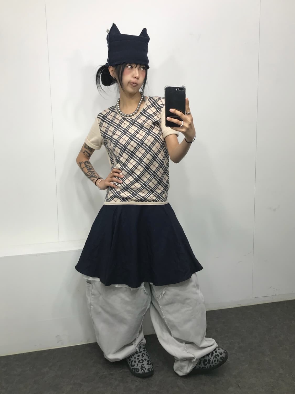 Burberry Nova Check Half Knit 상품이미지4