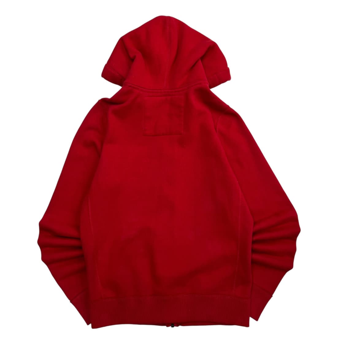 아베크롬비 센터로고 레드 후드집업 XL 상품이미지2