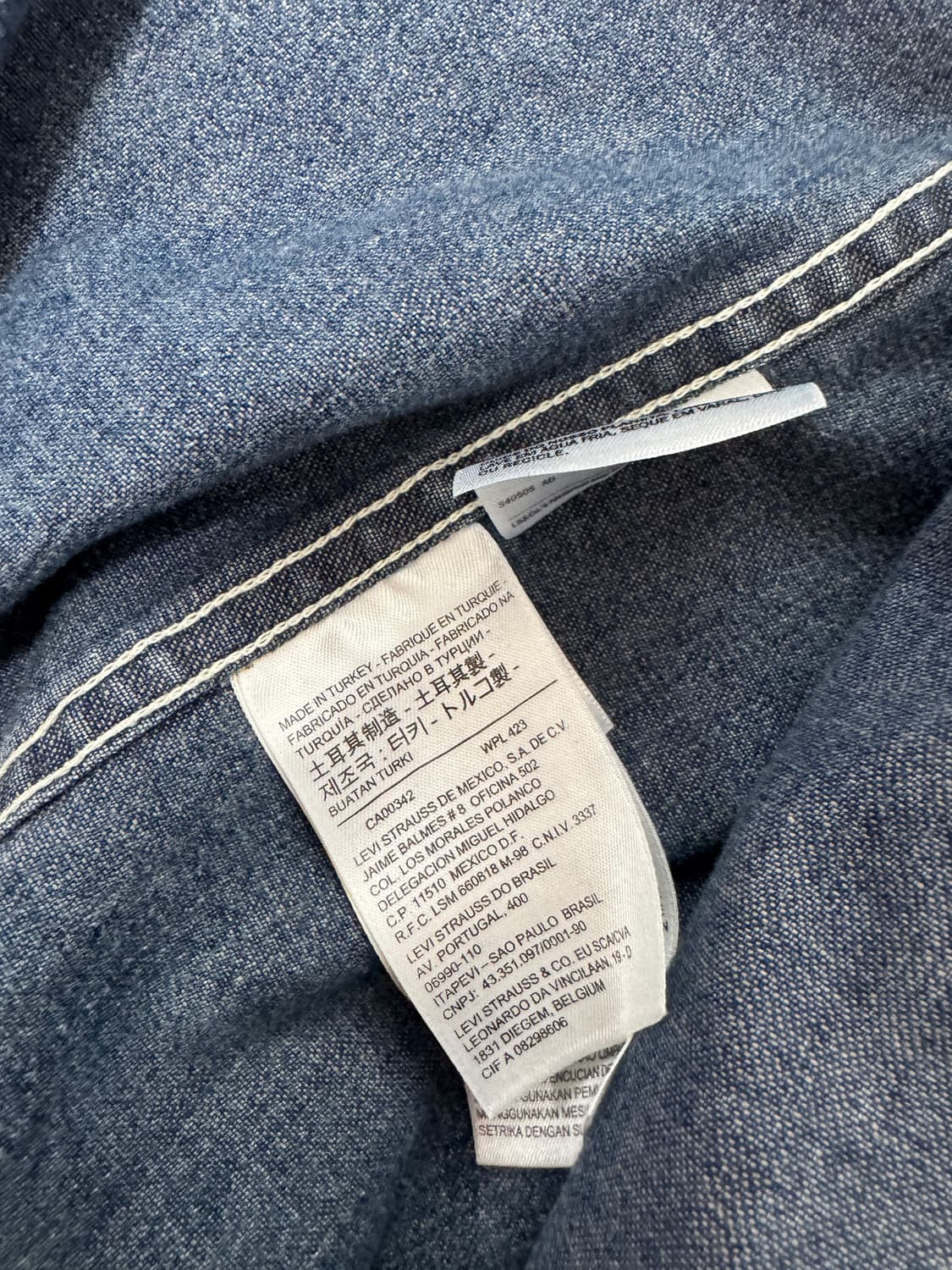 LVC 리바이스 페인티드 데님 초어 자켓 L rrl 상품이미지4