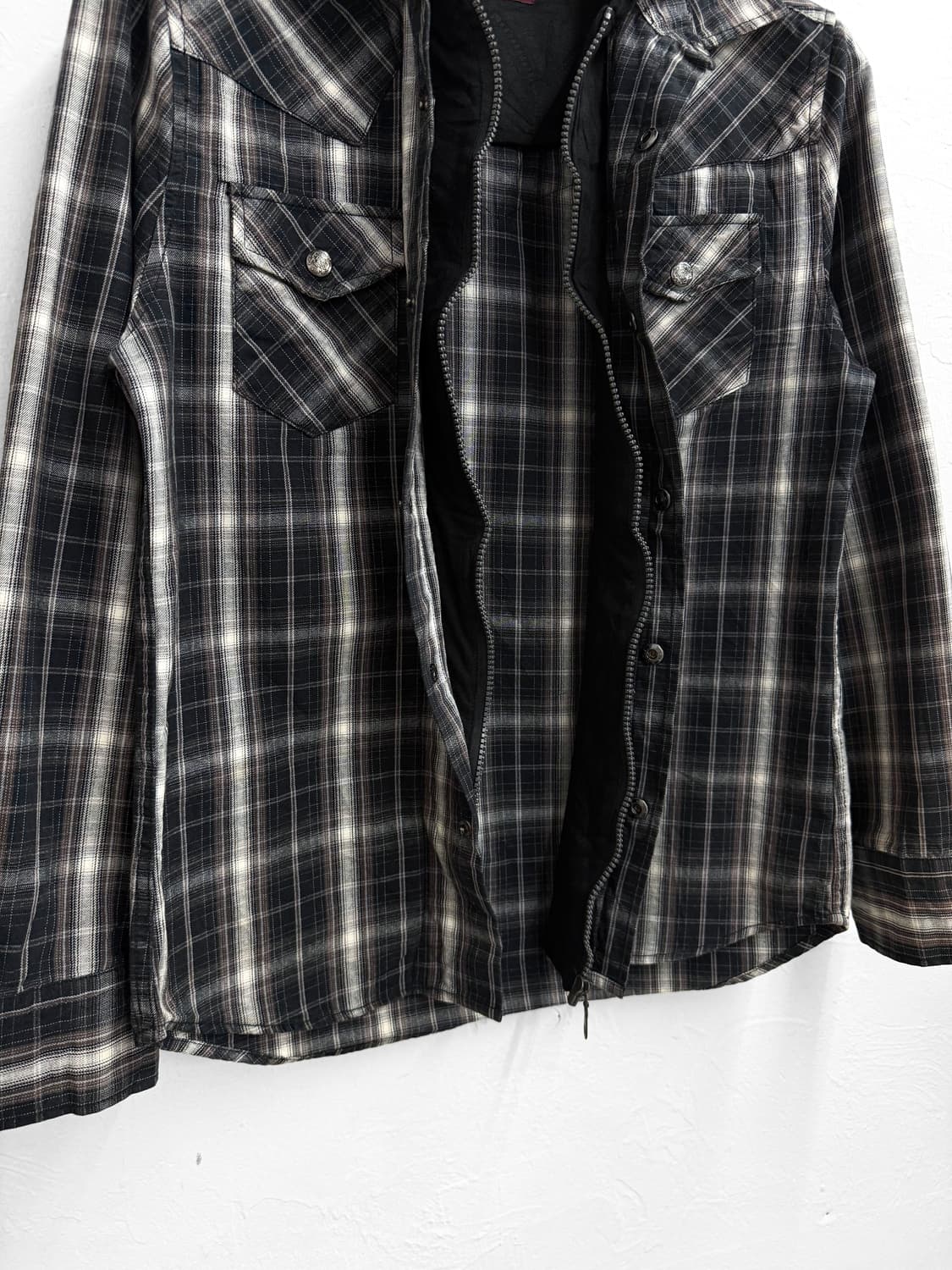 urban collection 레이어드 후드 셔츠 상품이미지4
