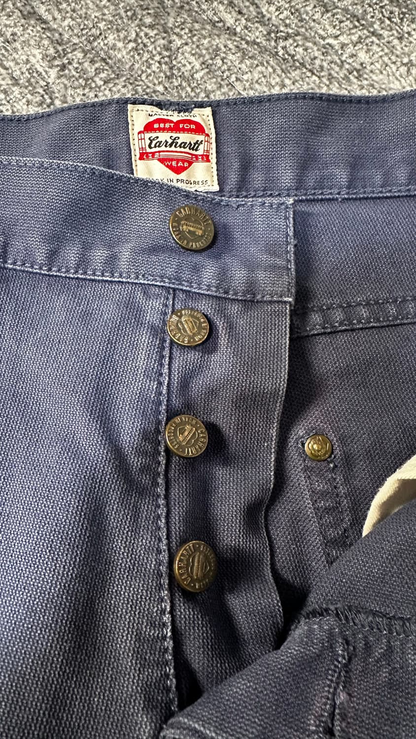 칼하트 네이비색 워크 팬츠 상품이미지4