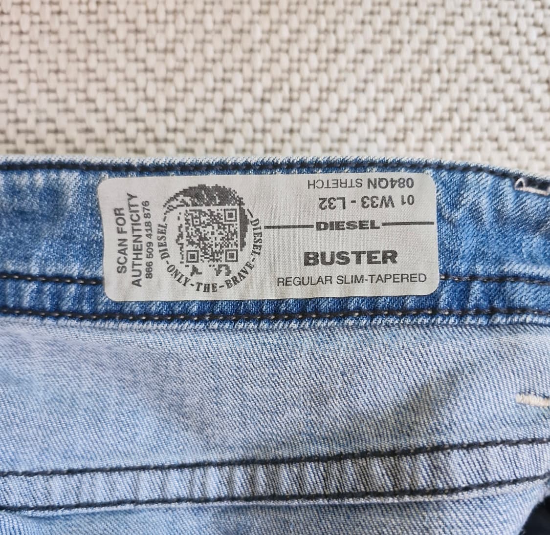 디젤 BUSTER 084QN 셀비지 W33 새상품급 상품이미지9