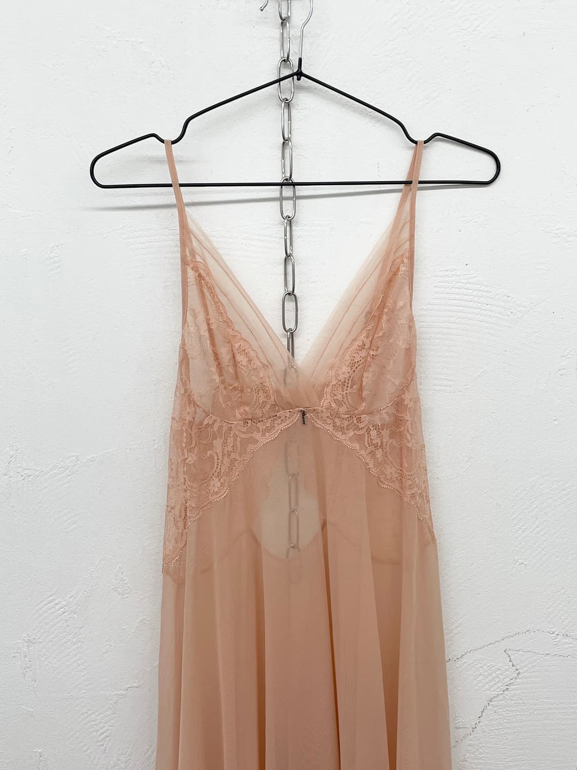 피치 시어 레이스 슬립 상품이미지6