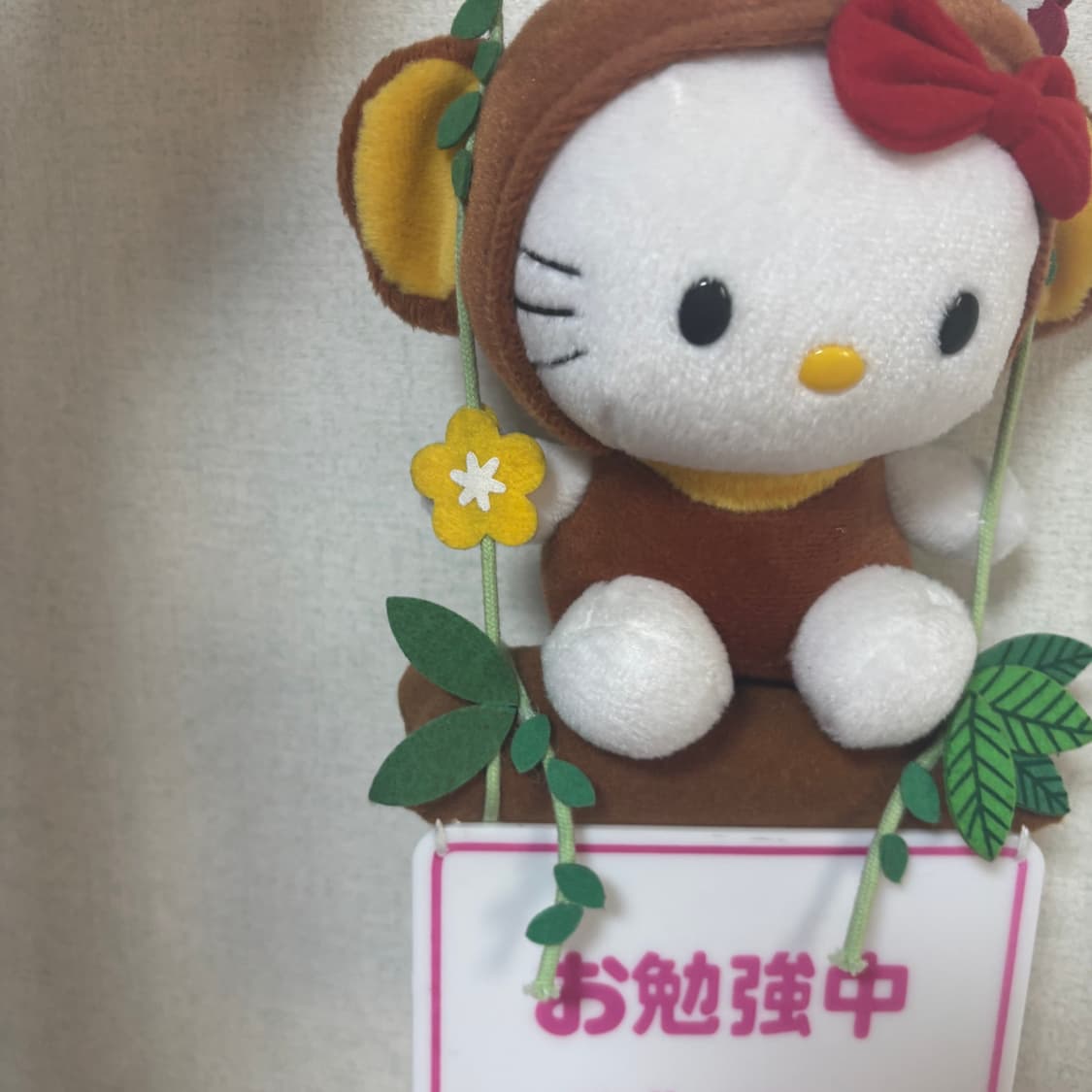 고전 산리오 벽걸이 원숭이 키티 인형 상품이미지2