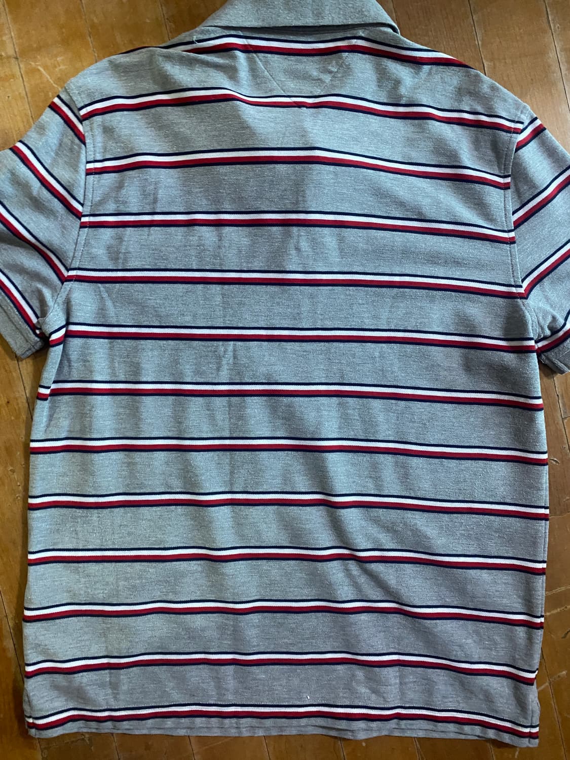 타미힐피거 남성 스트라이프 카라티 L (100~105) 상품이미지4