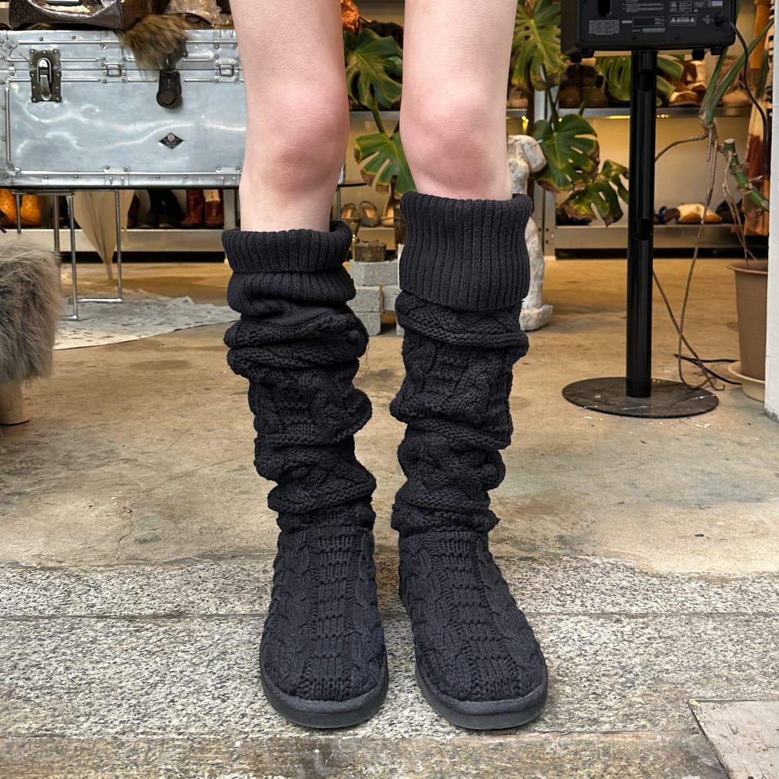 00s 리미티드 에디션 XL 롱 니트 카디 부츠 상품이미지1