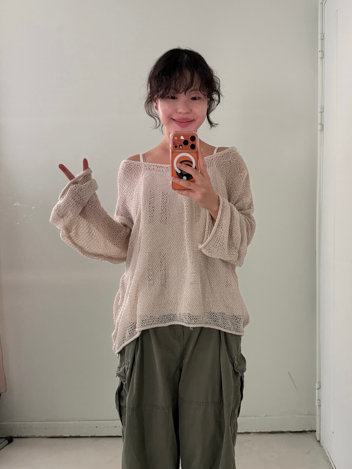 일본빈티지 그런지 썸머니트  상품이미지3