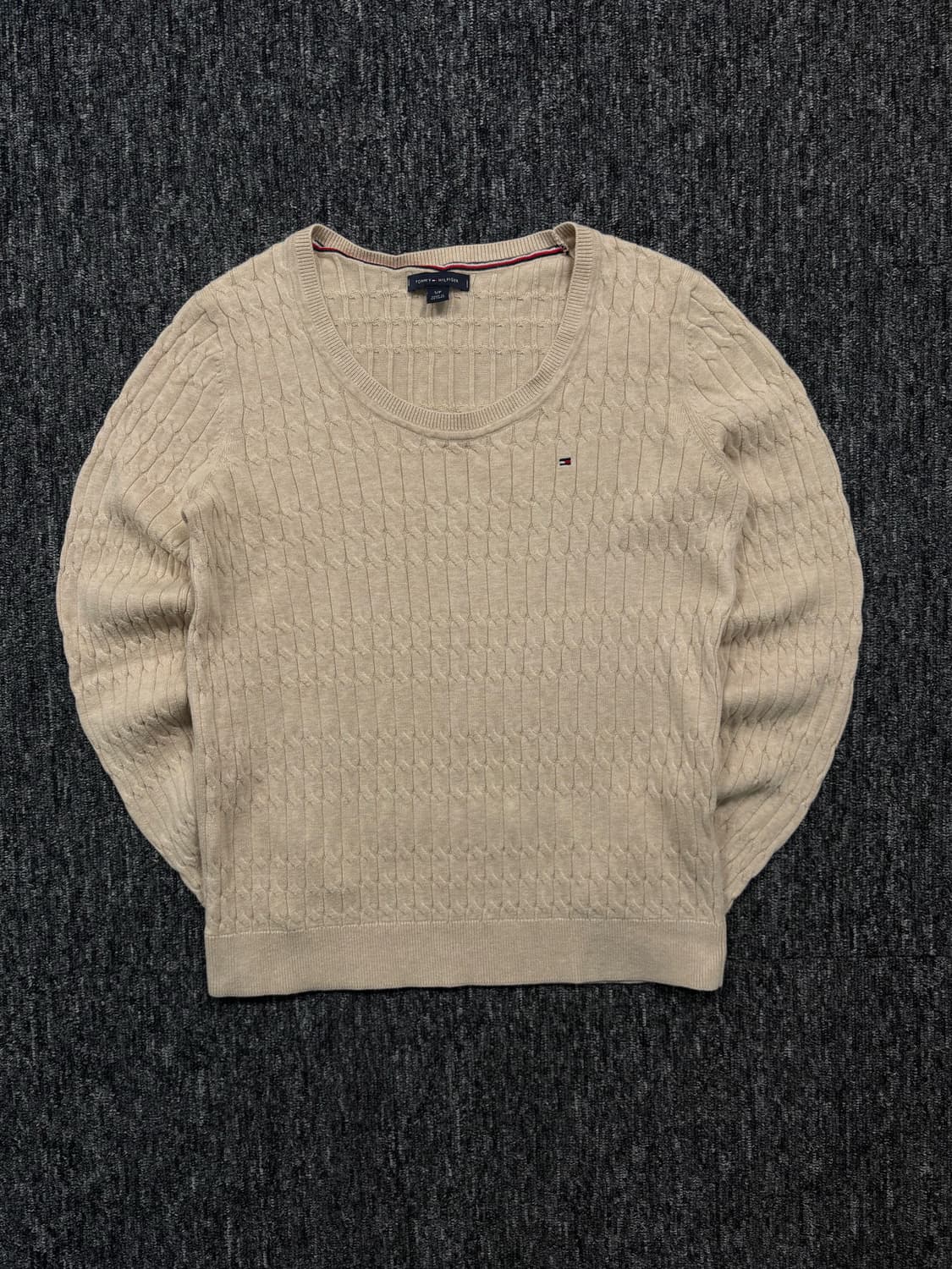 타미힐피거 베이지 니트 상품이미지3