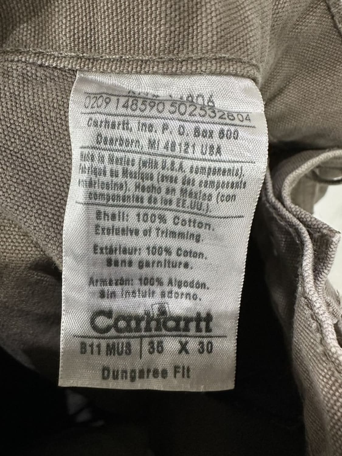 [36X30] CARHARTT B11 VINTAGE 워크데님팬츠 상품이미지5