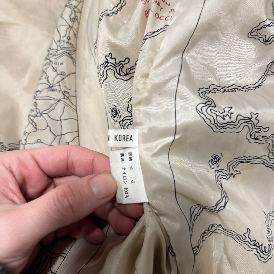 90-00s 아비렉스 한국전쟁 복각 양가죽 A2 가죽 자켓 상품이미지9