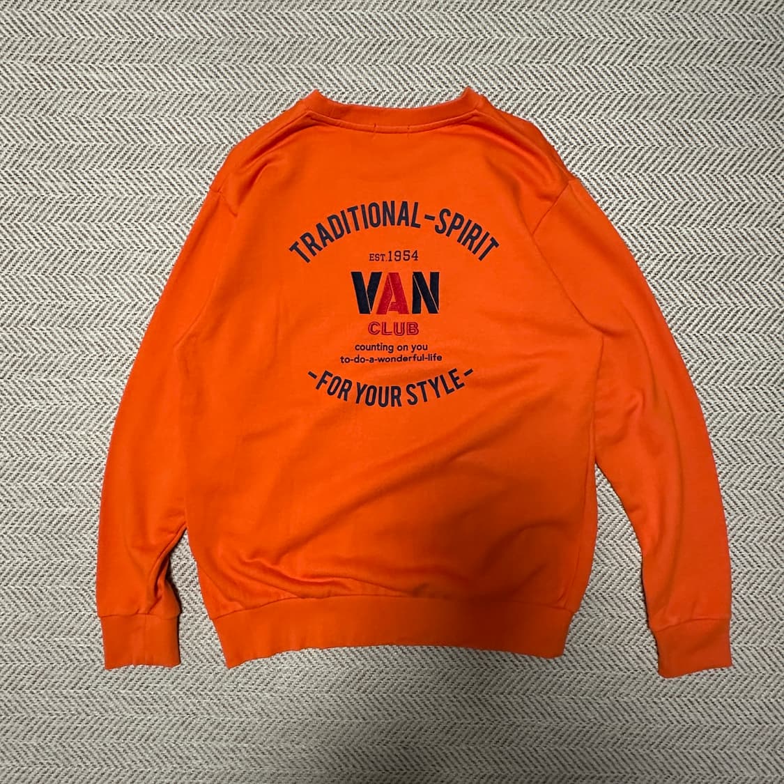 VAN JAC club usa cotton sweatshirt 상품이미지2