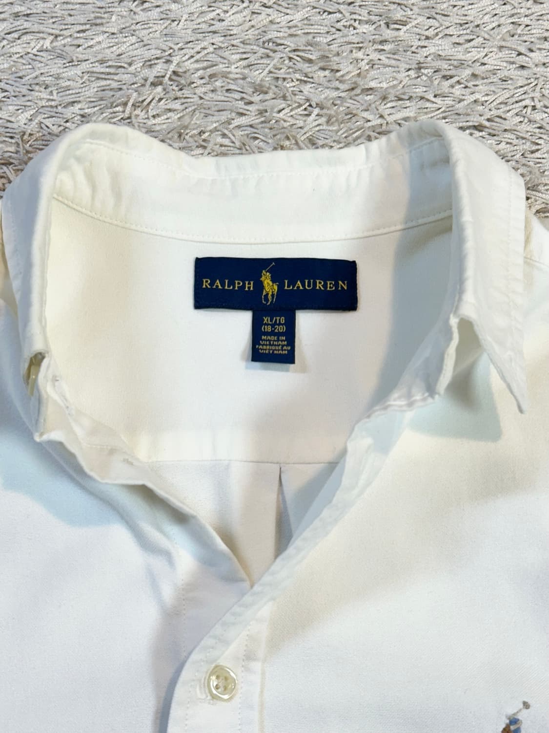 폴로 랄프로렌 신형 멀티포니 옥스포드 셔츠 화이트 상품이미지6