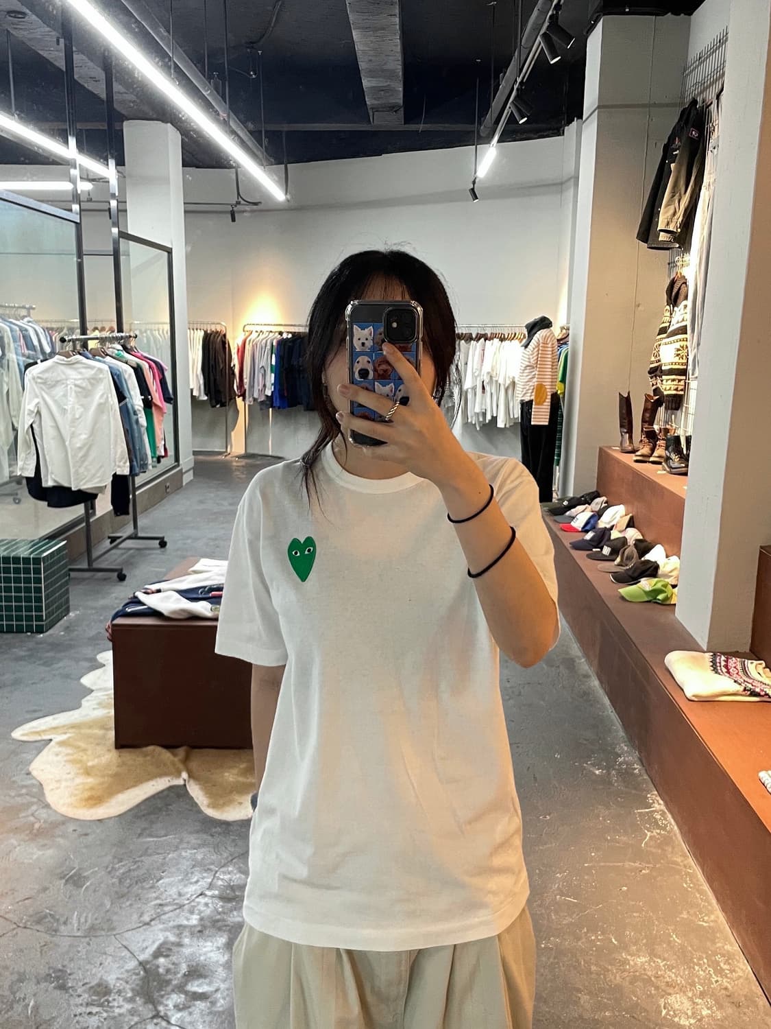 꼼데가르송 그린와펨 반팔 H15 상품이미지1