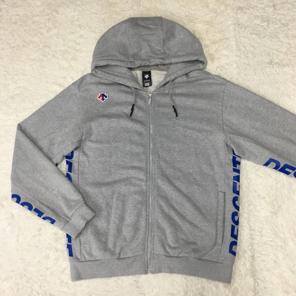 데상트 사이드로고 후드집업 BB20 상품이미지1