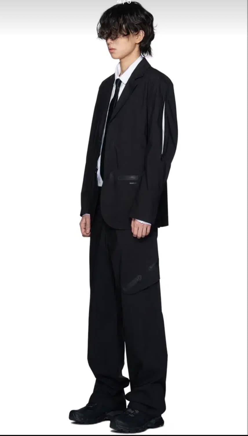 산산기어 지퍼 블레이저 블랙 - 23FW 상품이미지3