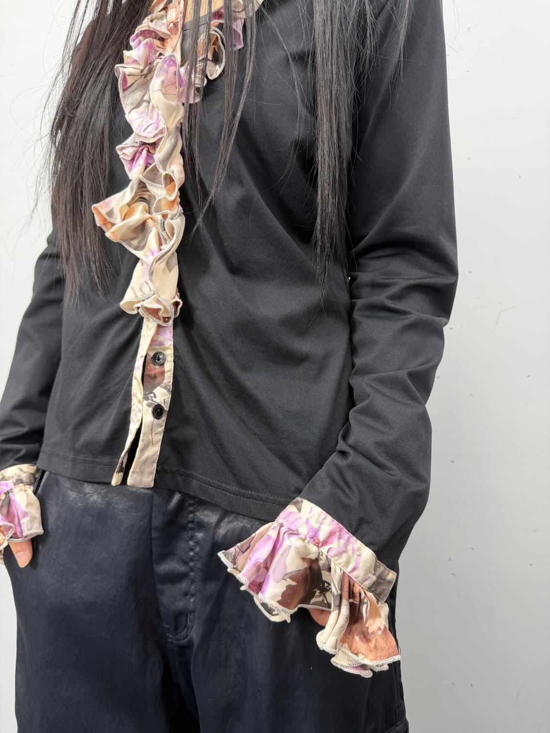 Anne Fontaine ruffle cardigan 상품이미지2