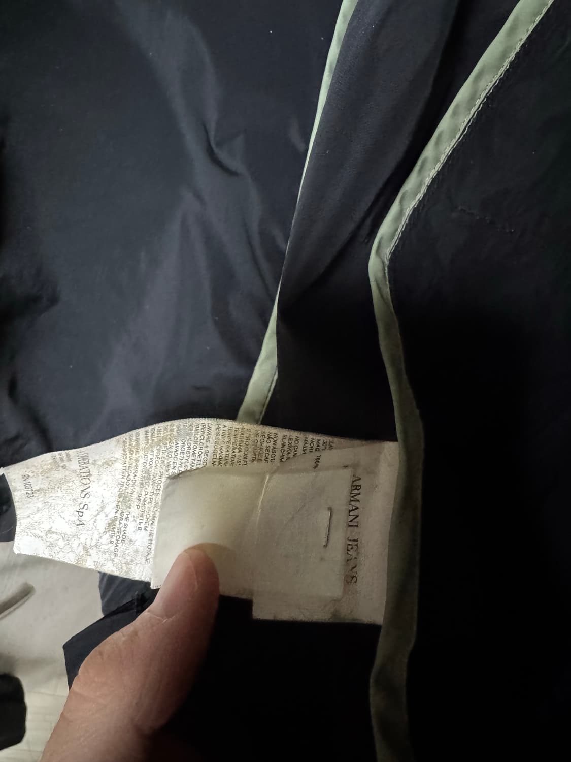 아르마니 진 윈드브레이커 자켓 상품이미지5