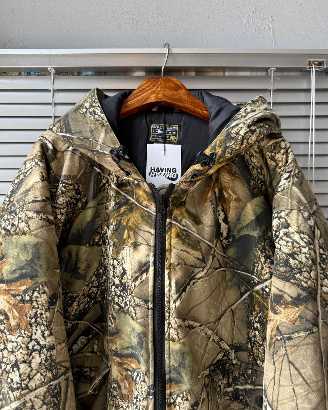 WFS burly camo real-tree jacket 상품이미지3