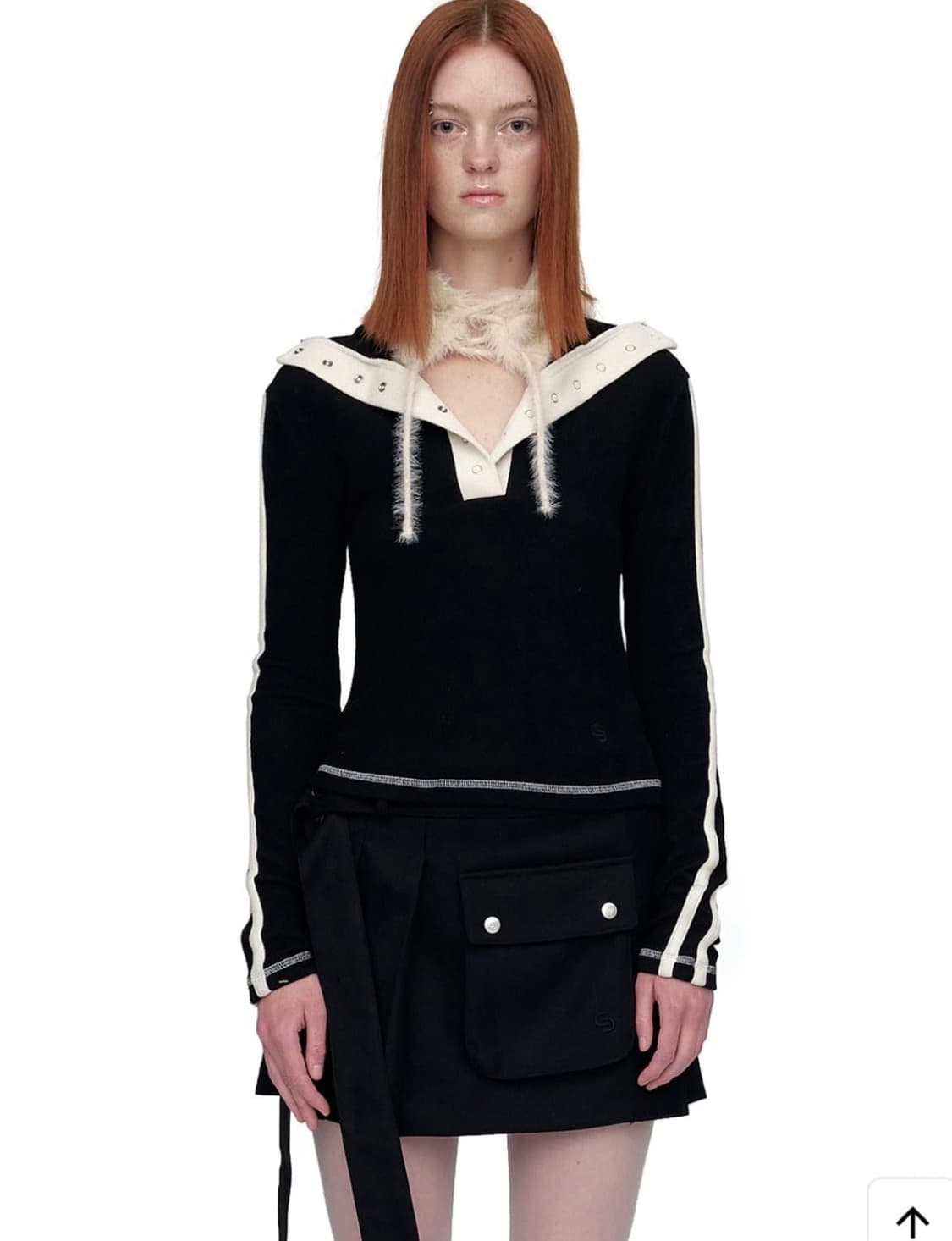 Cerric 세릭 상의 버튼 탑 상품이미지1