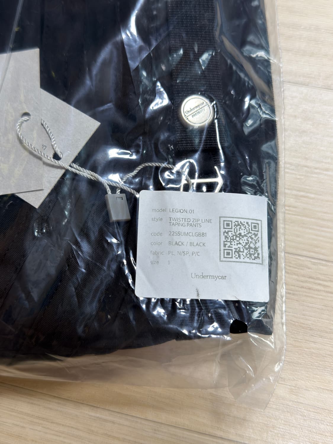 새상품 언더마이카 LEGION01 리전01 블랙/블랙 사이즈1 상품이미지2