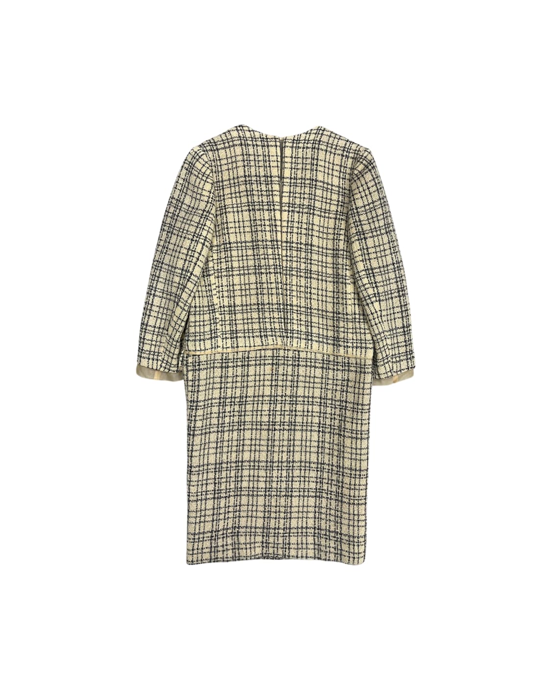 꼼데가르송 AD1997 레이어드 트위드 집업 드레스 상품이미지5