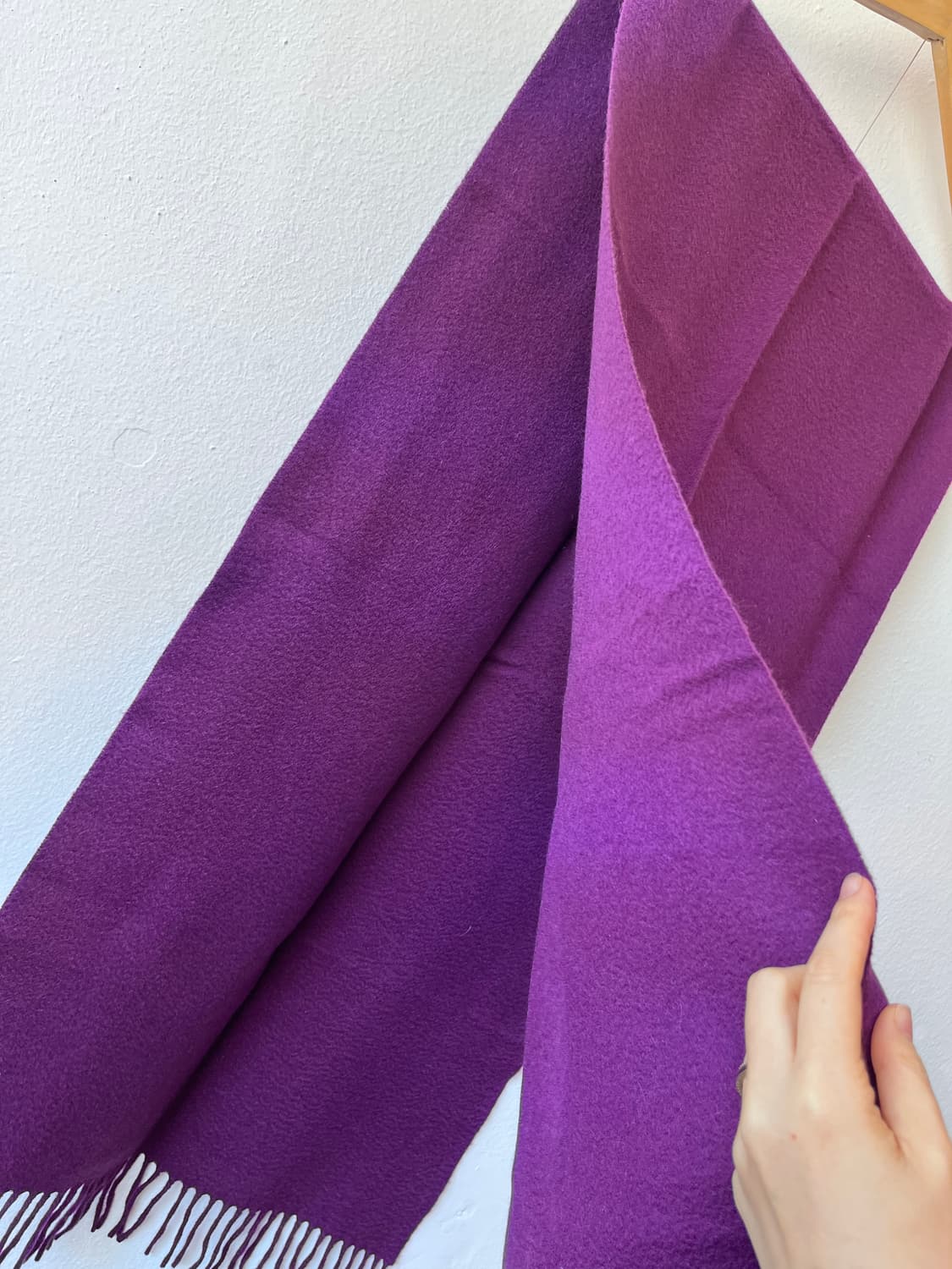 로로피아나 이탈리아 캐시미어100 머플러 상품이미지6