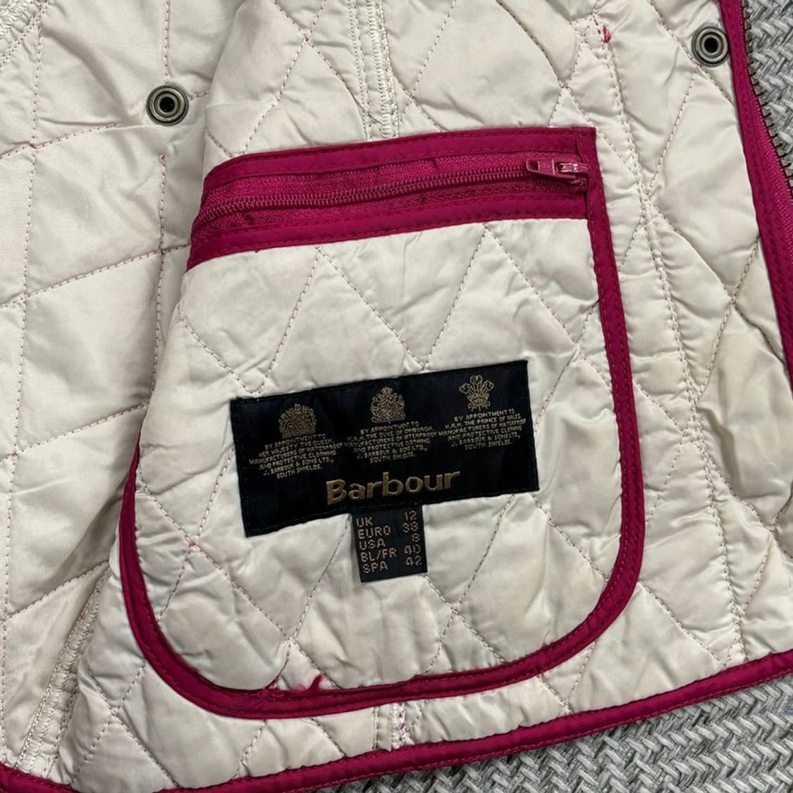 바버 퀄팅 베스트v0364 상품이미지8