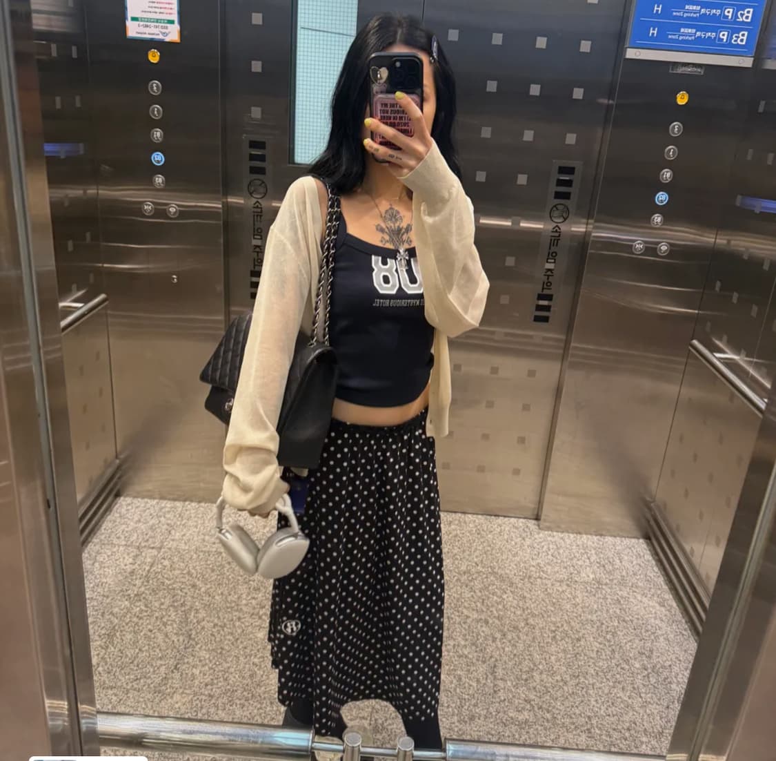 미스테리어스호텔 SEE-THROUGH LOGO BL 상품이미지3