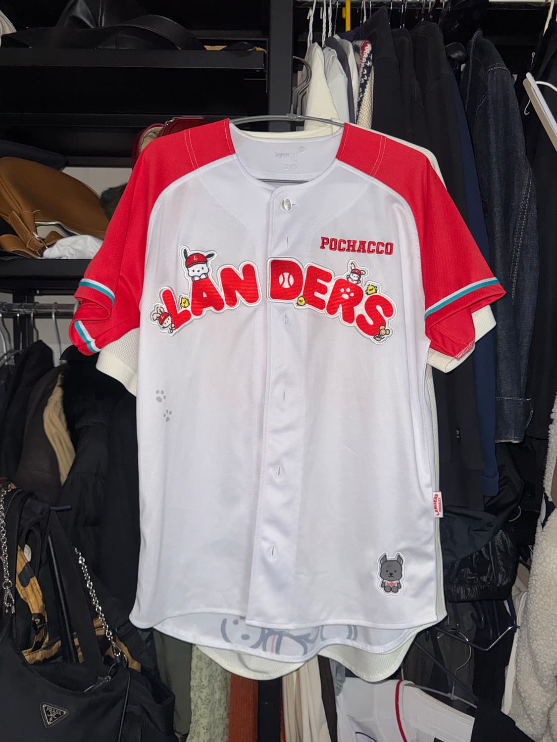 SSG 랜더스 포차코 유니폼 M(95) - 마킹 고명준 상품이미지1